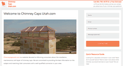 Desktop Screenshot of chimneycapsutah.com