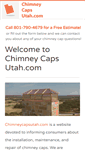 Mobile Screenshot of chimneycapsutah.com